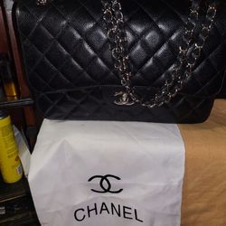 New Jumbo Chanel Double Flap Handbag