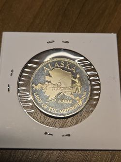 Alaska .925 sterling silver medal coin