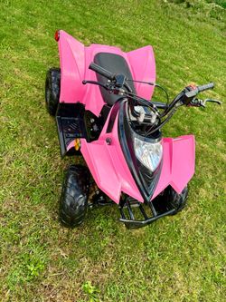 2021 Pink 110cc Gas ATV 4-Wheeler – $800 OBO