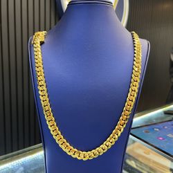 10MM MIAMI CUBAN LINK CHAIN 22” GOS