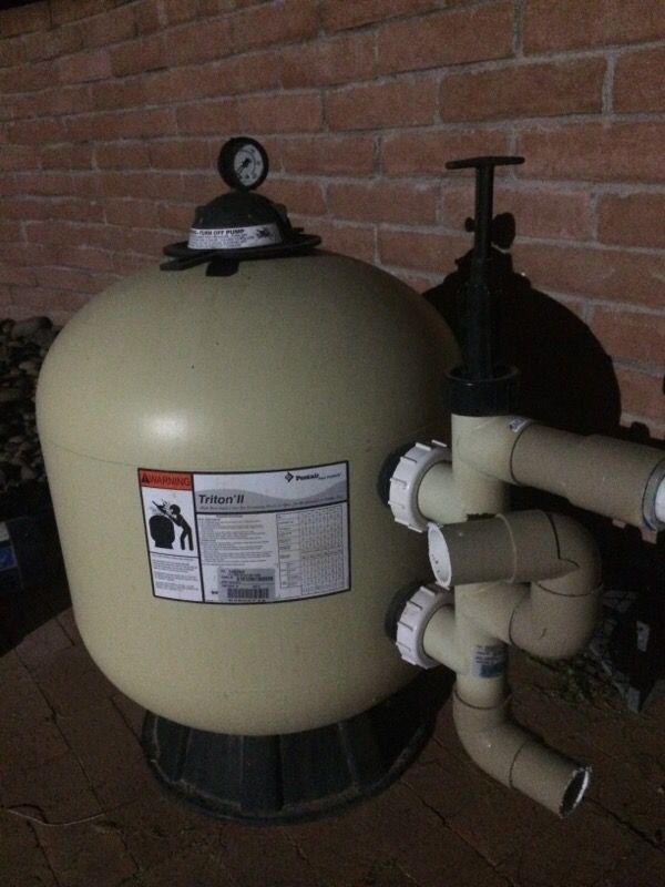 Pool sand filter pentair triton ll TR60