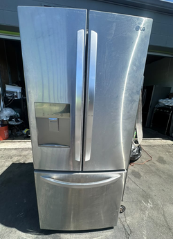 LG 3-Door Stainless Refrigerator with French Doors