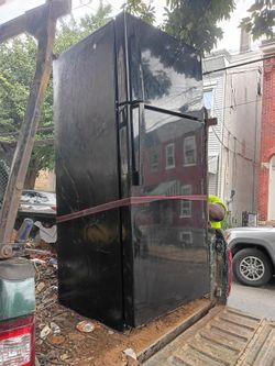 Black Top-Freezer Refrigerator