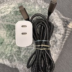iPhone/Samsung Charger Fast Charger With Long Cable Type C