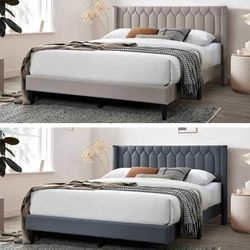 BRAND NEW QUEEN PLATAFORM BED FRAME WITH MATRESS INCLUDED $299