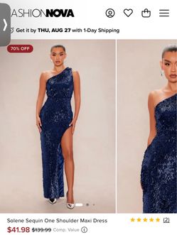 New Large WineRed Fashion Nova Dress