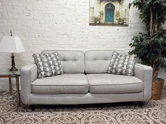 Heather Gray Loveseat