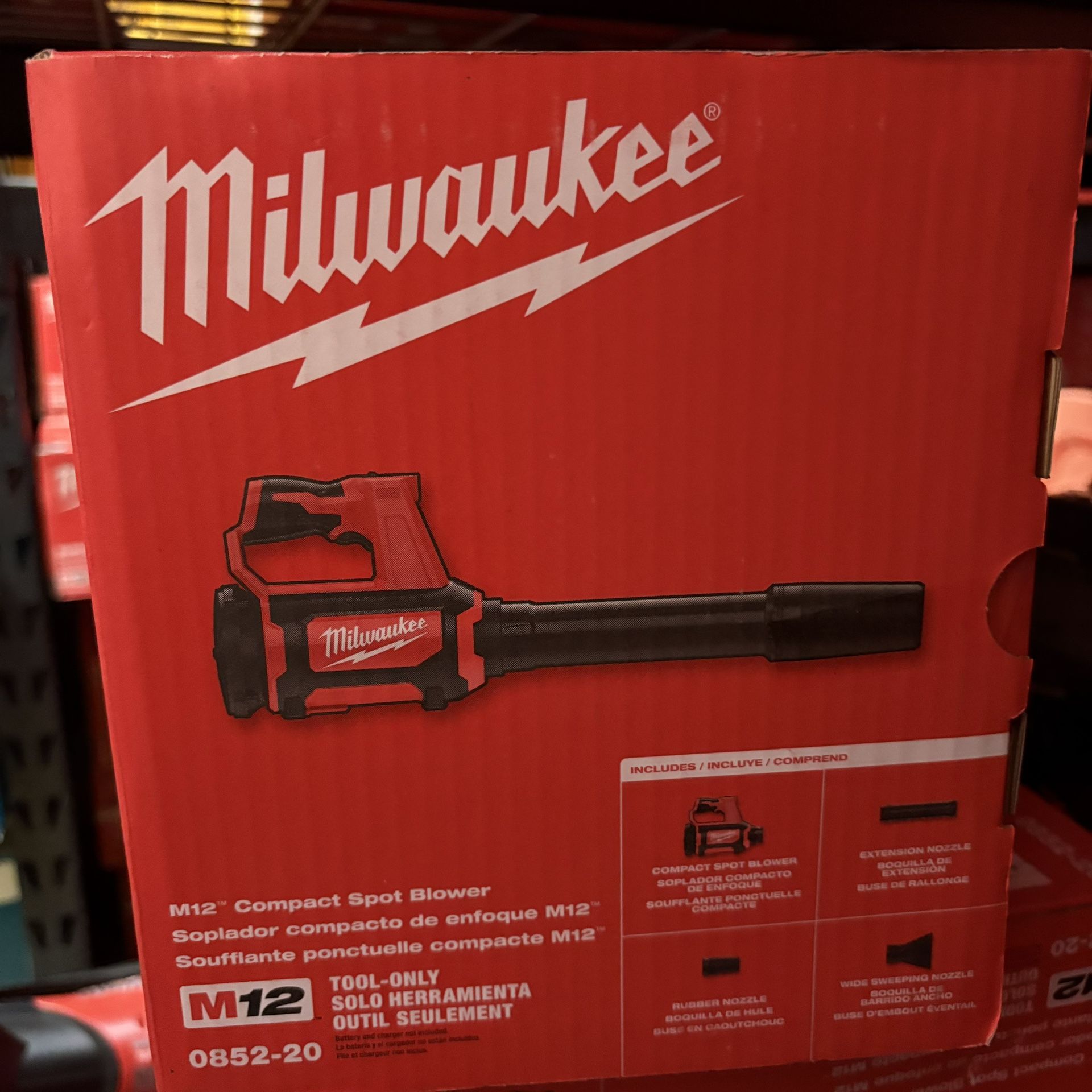 Milwaukee New Blower 12M Nuevo