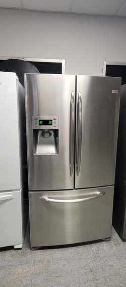 LG French Door Fridge – Stainless, Water & Ice, Bottom Freezer