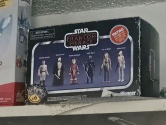 Star Wars The Phantom Menace Retro Collection 6-Pack Action Figure Set