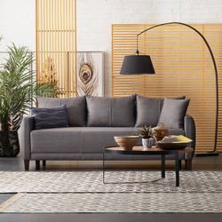 3-Seater Sofa Bed with Storage