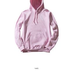 pink antisocial hoodie 