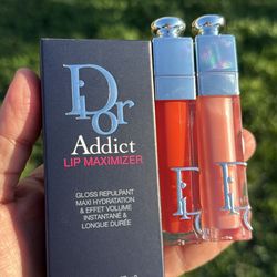 Dior Lip Maximizer Lipstick Set Makeup Maquillaje $35 Full Set Of Two (retail $90)