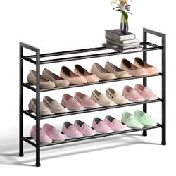 4-Tier Expandable Shoe Rack R(14)