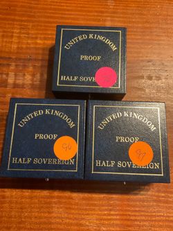 UK GOLD PROOF HALF SOVEREIGNS- PART 3