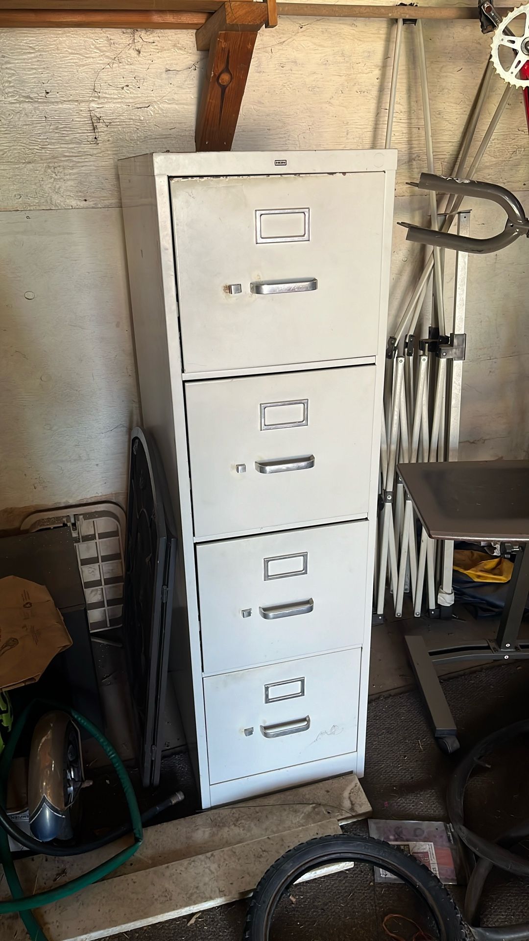 Large 4 Drawer File Cabinet