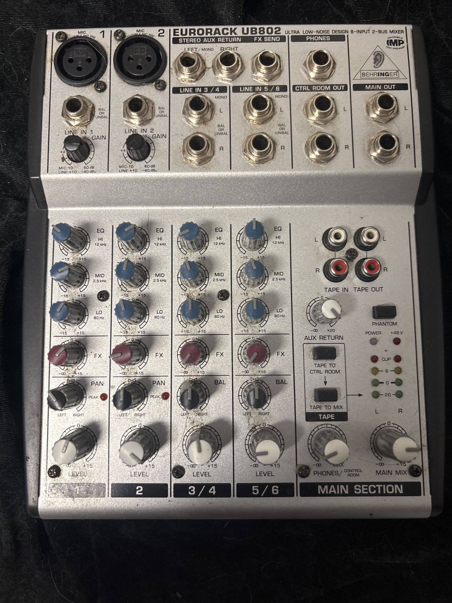 Eurorack UB802 Mixer