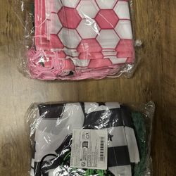 Soccer-Themed Drawstring Bags - 12pcs, Party favors