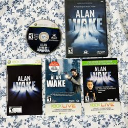 Alan Wake Limited Collector's Edition A Psychological Action Thriller Xbox 360