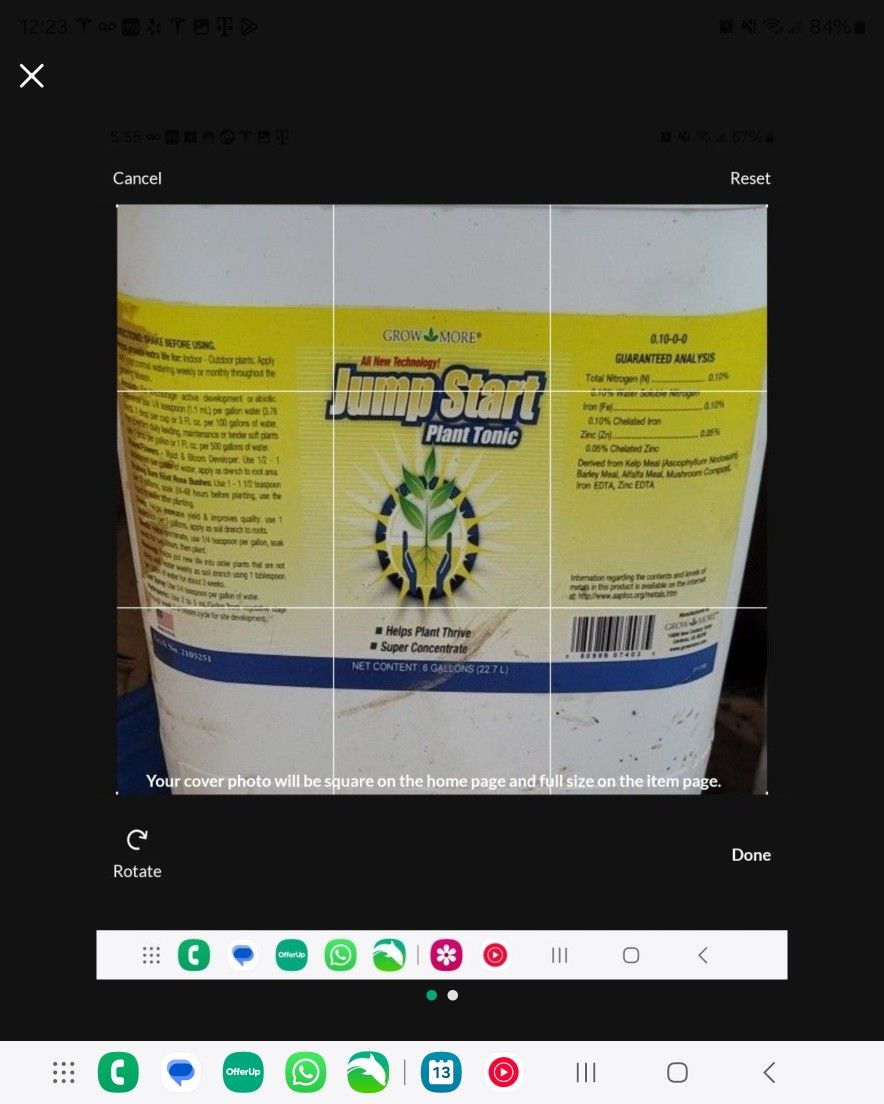 Grow More® Jump Start Plant Tonic (5 Gallon)