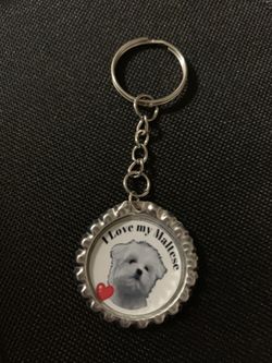 Maltese Keychain