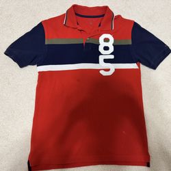 Tommy Hilfiger 1985 USA Polo Shirt – Size XL – Red/Navy Colorblock