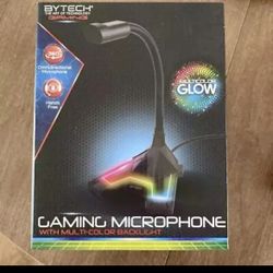 Bytech Adjustable Gaming microphone Multi Color Backlight Hands Free New