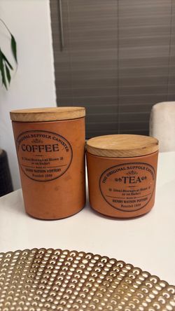 The original Suffolk Coffee & Tea Canister’s both for $30.
