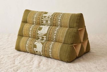 Thai Traditional Triangle Pillow 12” length , 7 “ tall