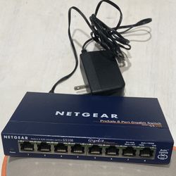 2.  Like-New NETGEAR ProSafe 8-Port Gigabit Switch 