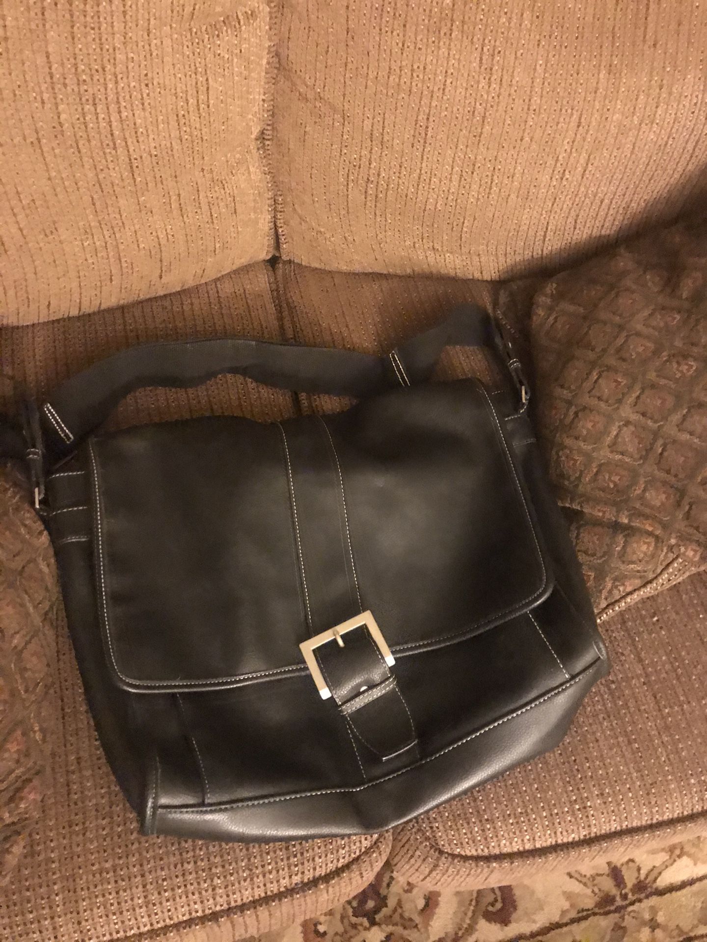 leather messenger bag from Kenneth Cole.