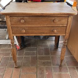 Small Antique Side Table 