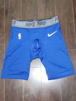 Nike Pro NBA Compression Shorts (Blue) - Size Medium-Tall