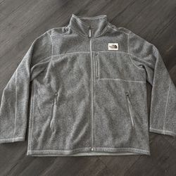 The North Face Men's Leo Gordon Lyon Full Zip Jacket Gray Heather 2XL