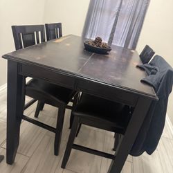 Table and 4 Chairs