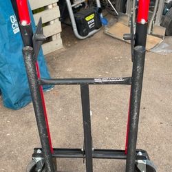Milwaukee 800 lbs. Capacity 2-in-1 Convertible Hand Truck Dolly