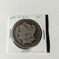 1890-O Morgan Silver Dollar