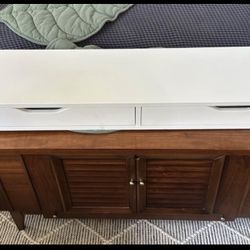 IKEA floating shelf/vanity/desk