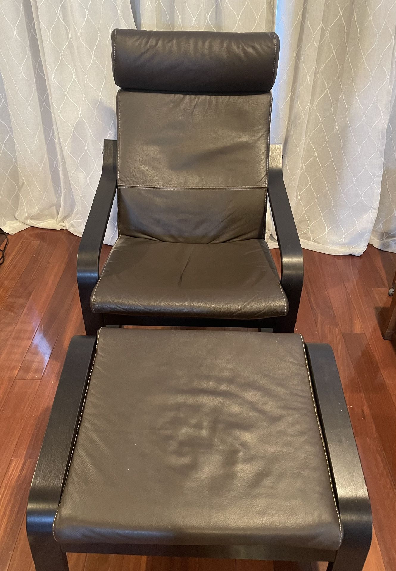 IKEA POANG Armchair & Ottoman