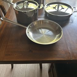 7 Piece All Clad D3 Stainless Set