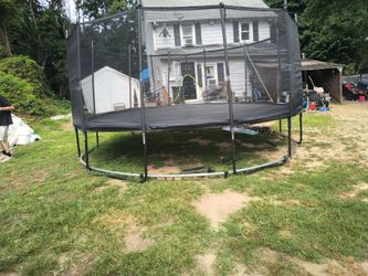 Used trampoline
