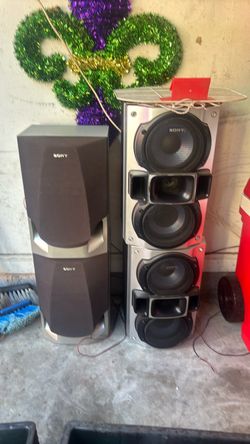 4 Sony Speakers