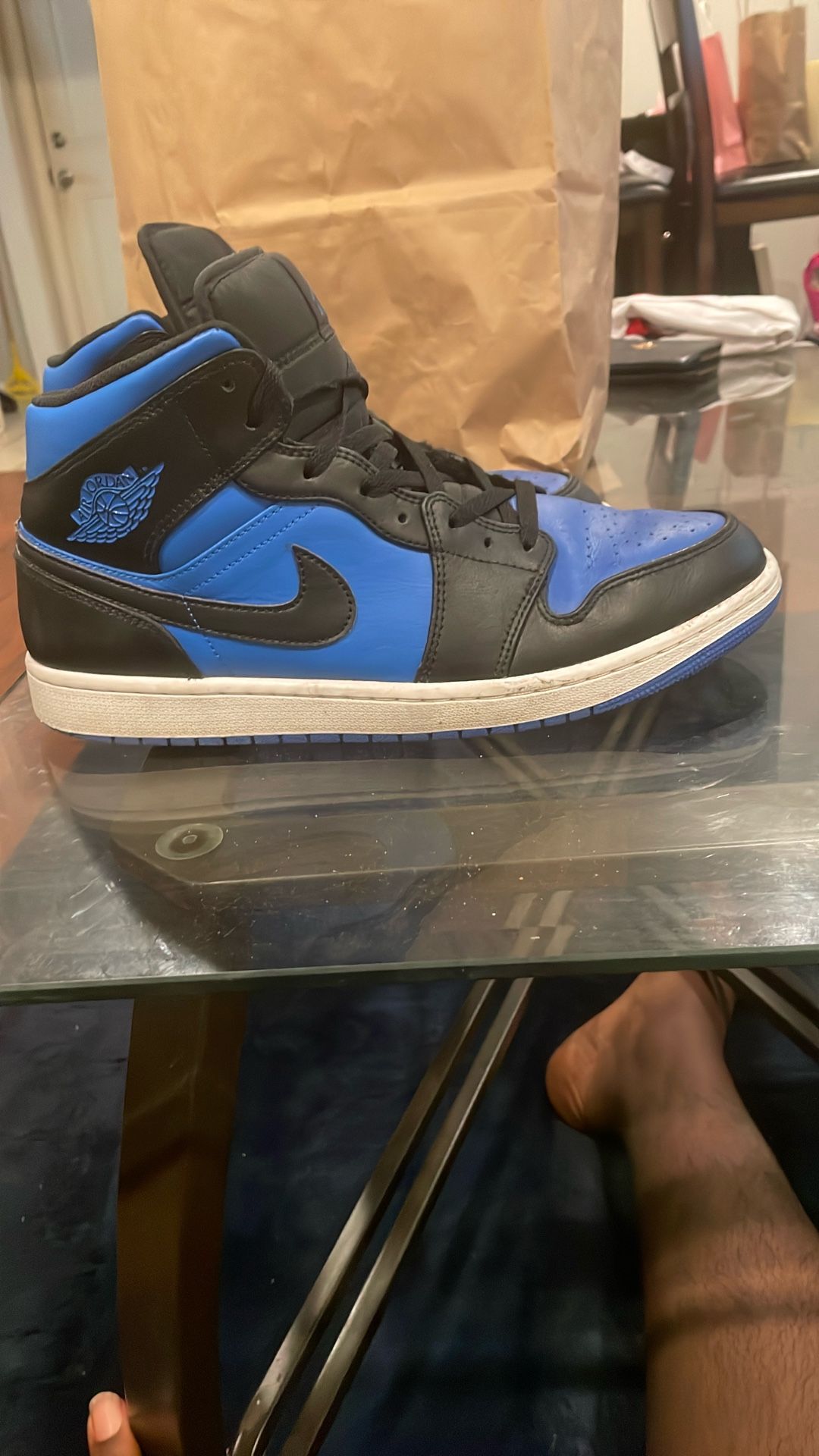 Blue Jordans