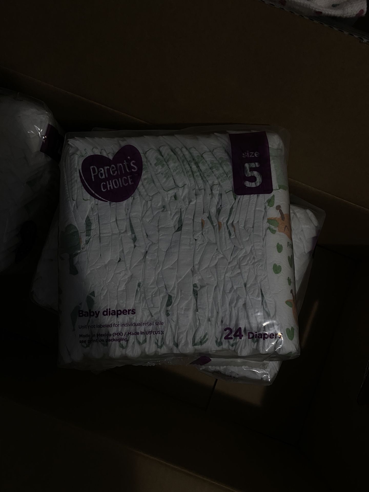 free size 5 diapers