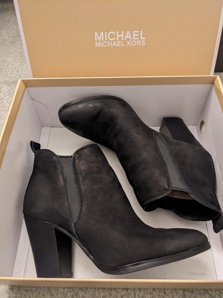 Black Suede Ankle Boots