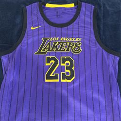 Nike LeBron James Lakers Authentic Jersey Lore City Edition 2018-19 Jersey Sz Youth XL