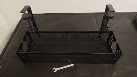 Black Metal Mesh cable management (cash only)