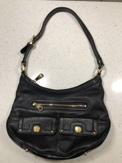 Black Leather Stone Mountain Women’s Purse