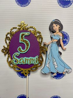 Princess Jasmine  Cake Topper 