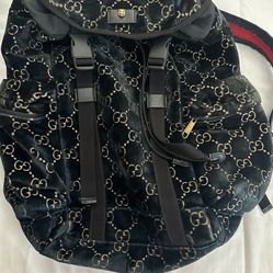 Gucci Velvet Back Pack